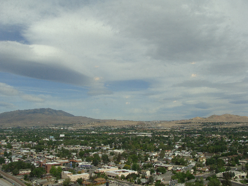 Reno clouds monday morning