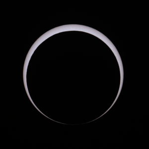 Beginning of Annular Eclipse