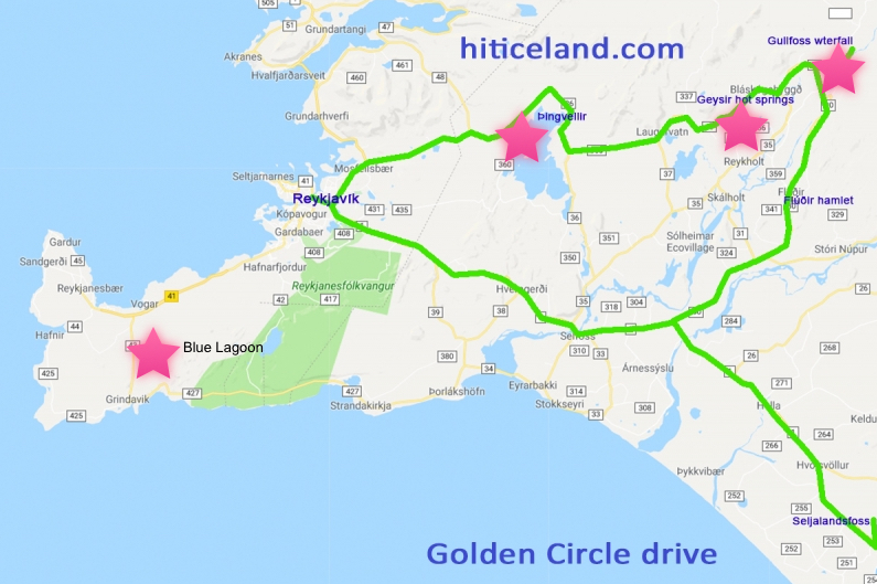 Golen Triangle Map