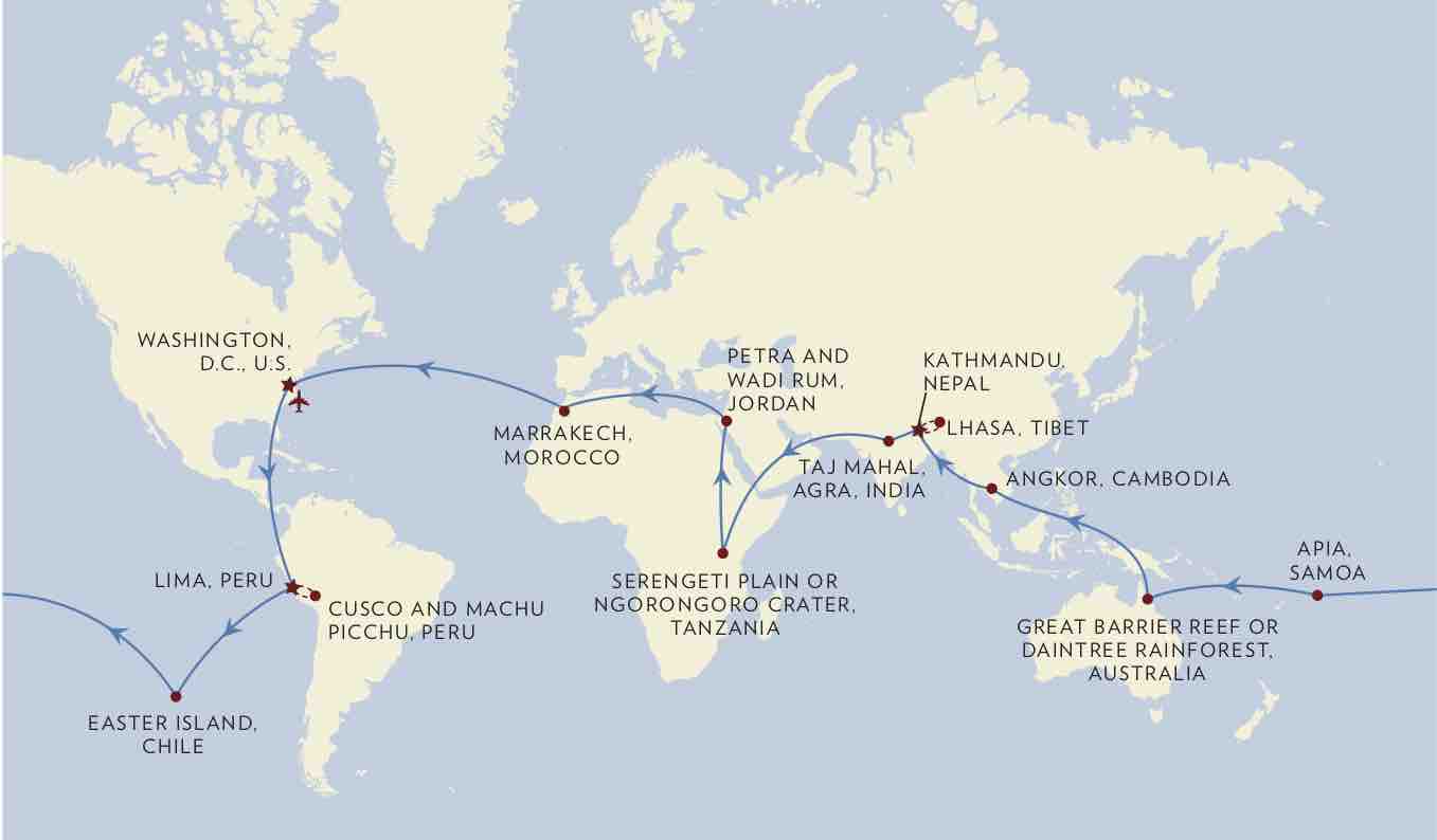 2019 RTW Map